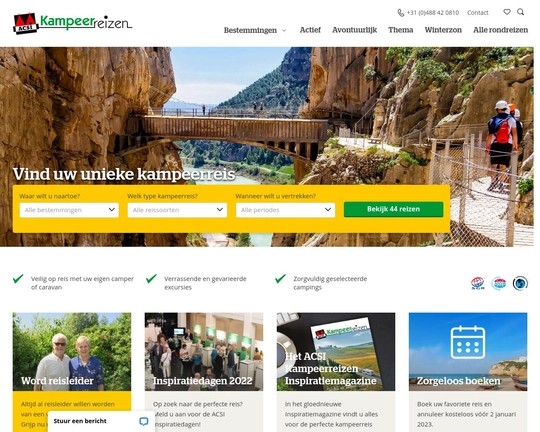 ACSI Kampeer reizen