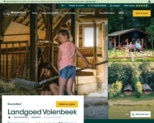 Boerenbed Landgoed Volenbeek Logo
