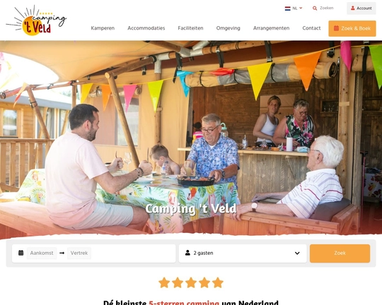 Camping 't veld Logo