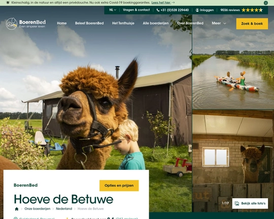 De boerderij Hoeve de Betuwe Logo